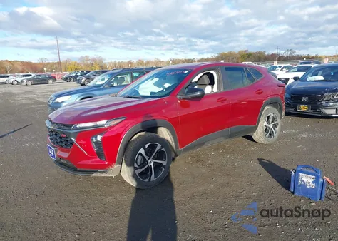 2024 Chevrolet Trax Fwd 1Rs из США, поврежденный, VIN KL77LGE21RC108242